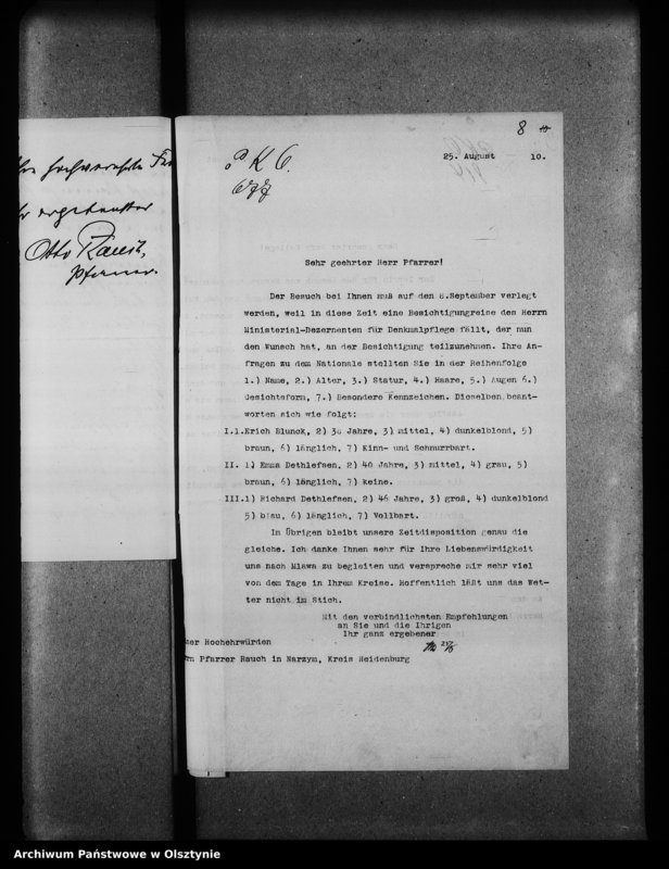 image.from.unit.number "Narzym / Wildenau / , evangelische Kirche"