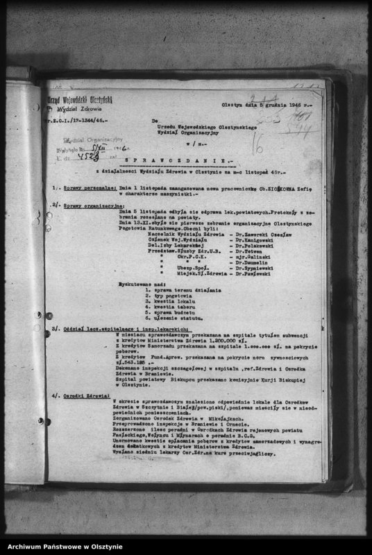 image.from.unit.number "Sprawozdania Wydz. Zdrowia, Kultury i Sztuki, Regionalia Dyrekcji Planowania Przestrzennego"