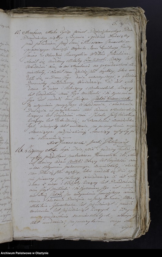 image.from.unit.number "Duplikat. Akta Urodzenia, Zeyścia, Zapowiedzi i Małżeństw wraz z Annexami Gminy Janow od dnia 1 Maja do dnia 30 Kwiet[nia] Roku 1819/20"
