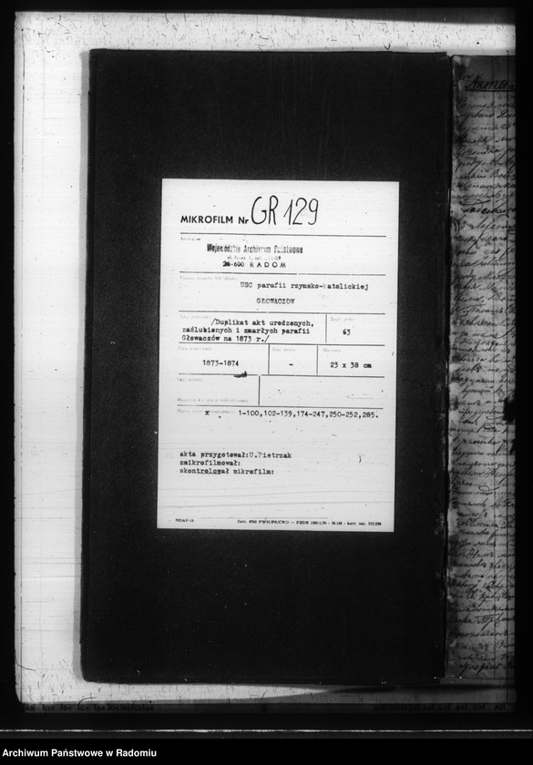 image.from.unit.number "[Duplikat akt urodzonych, zaślubionych i zmarłych parafii Głowaczó na 1873 r.]"