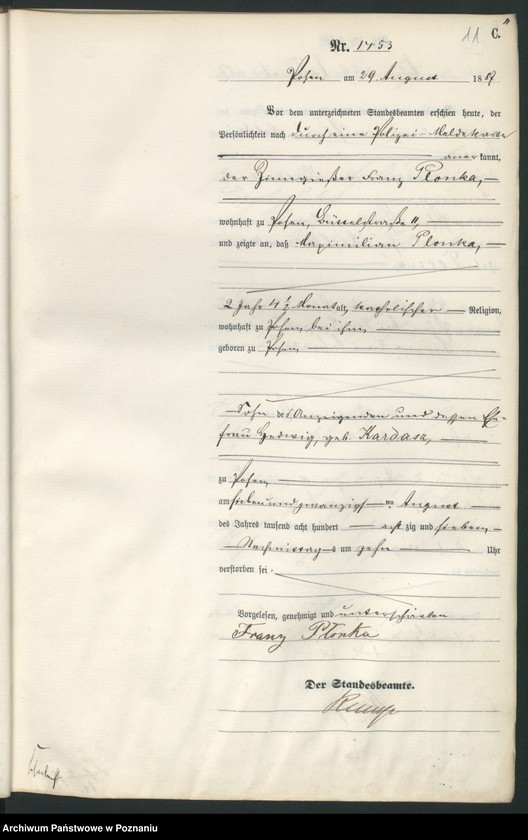 Obraz 14 z jednostki "Księga zgonów t. IV"