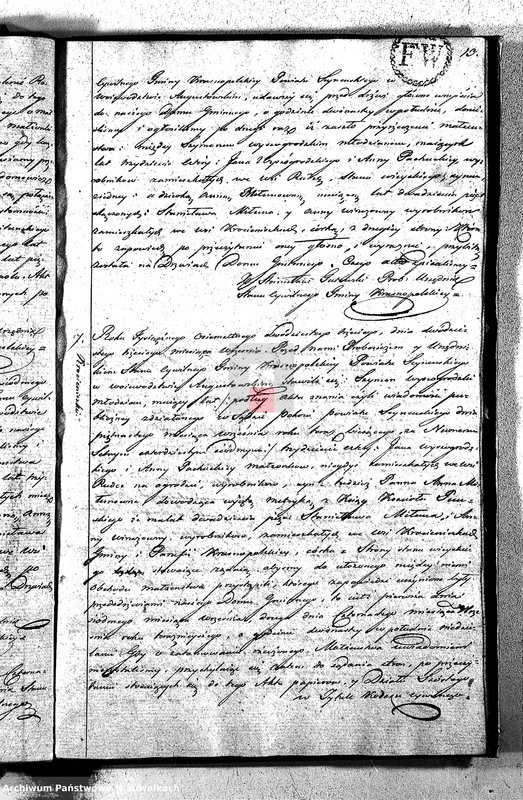 image.from.unit.number "Akta Zaślubionych Gminy Krasnopolskiey R-ku 1823. Powiat Seyneński. Województwo Augstowskie."