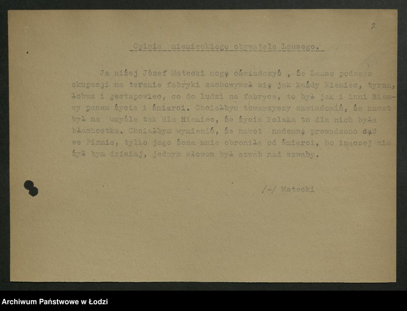 Obraz 8 z jednostki "Korespondencja Miejskiej Komisji Kontroli Partyjnej t. II"