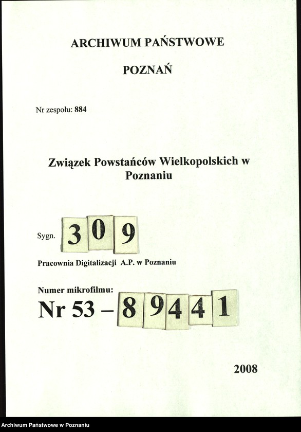 Obraz 1 z jednostki "Pogorzela, powiat Krotoszyn - akta koła."