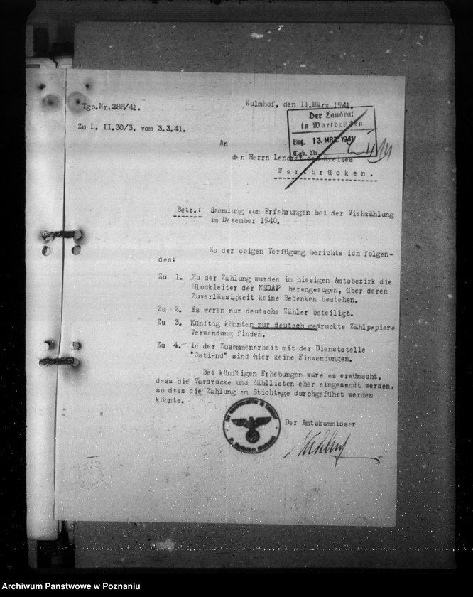 Obraz 18 z jednostki "Erfahrungen bei der Viehzählung"