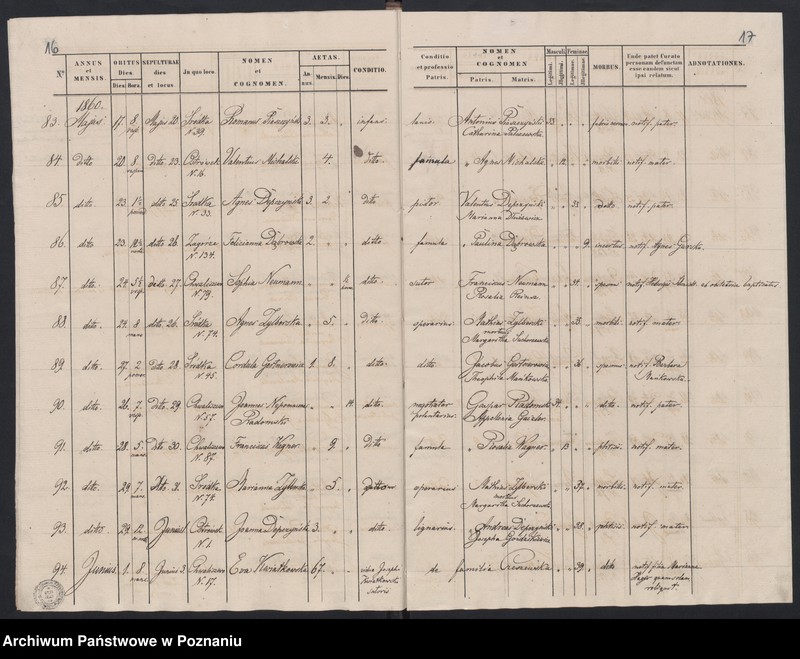 Obraz 11 z jednostki "Księga zgonów"