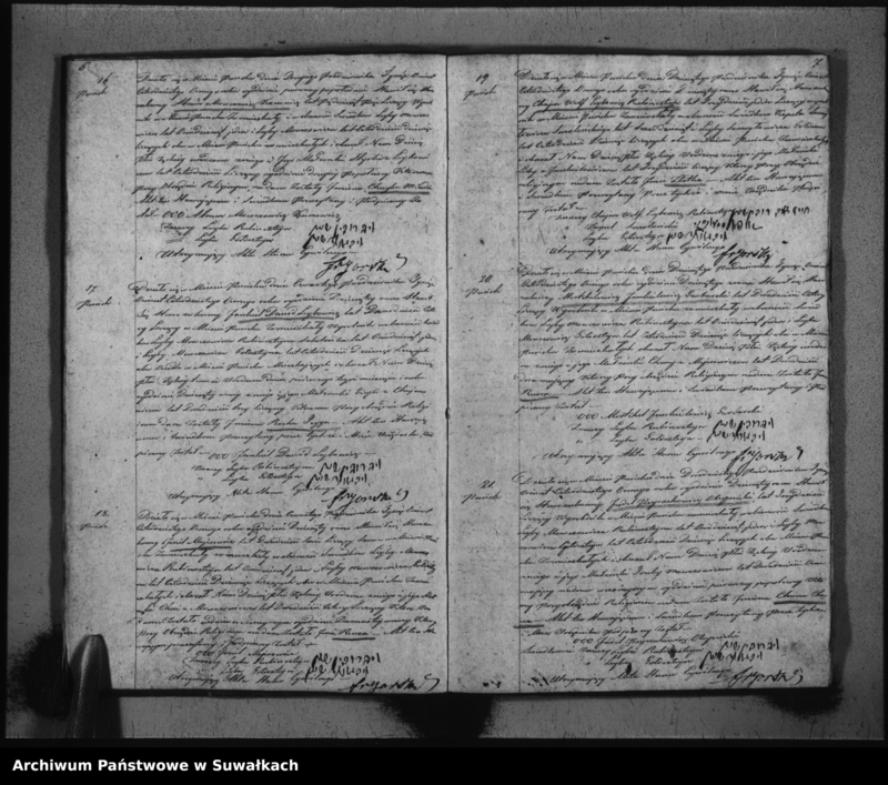 image.from.unit.number "Duplikat Akt Urodzonych, Zaślubionych i Umarłych Urzędnika Stanu Cywilnego Okręgu Puńsk z R.1848"