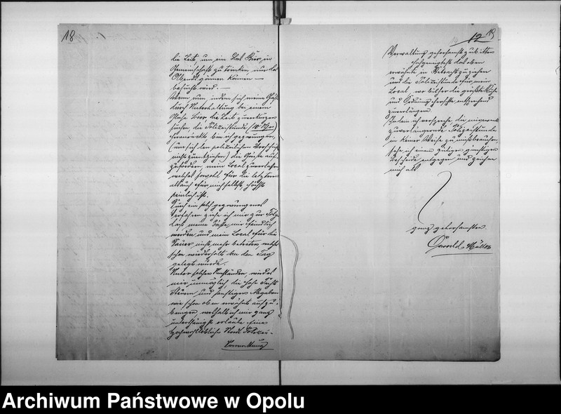 Obraz 18 z jednostki "Acta des Magistrats zu Oppeln betreffend die Schank-Anlage in Rademacher