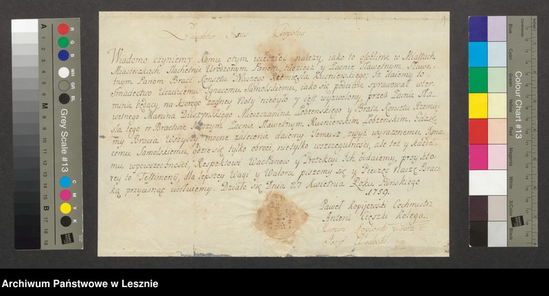 image.from.unit "Dokument wystawiony przez Cech Kuśnierski Ignacemu Samolskiemu w sprawie ukończenia nauki"