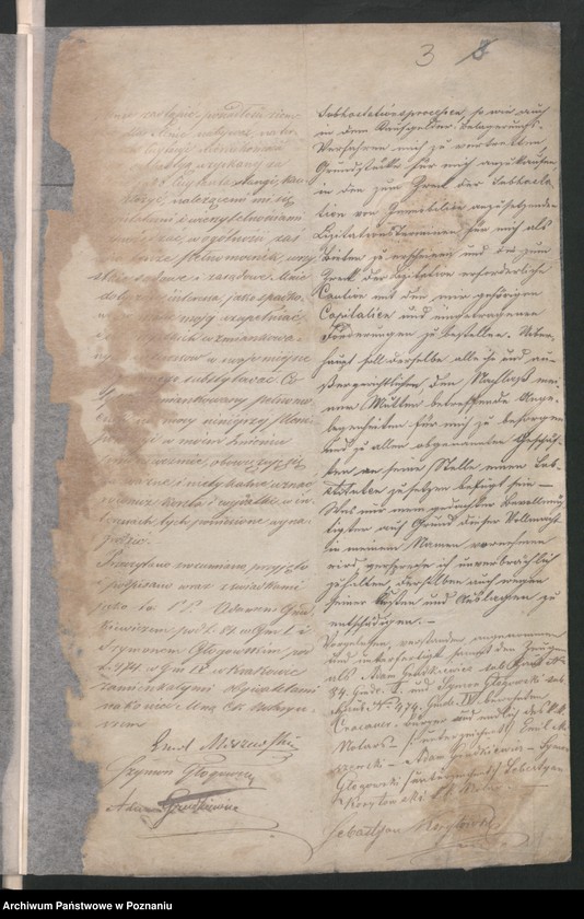 Obraz 7 z jednostki "A. betr. Gerichtsassessor Kasimir Josef Sewerin von Jarochowski /mit Privatbriefen an ihn/"