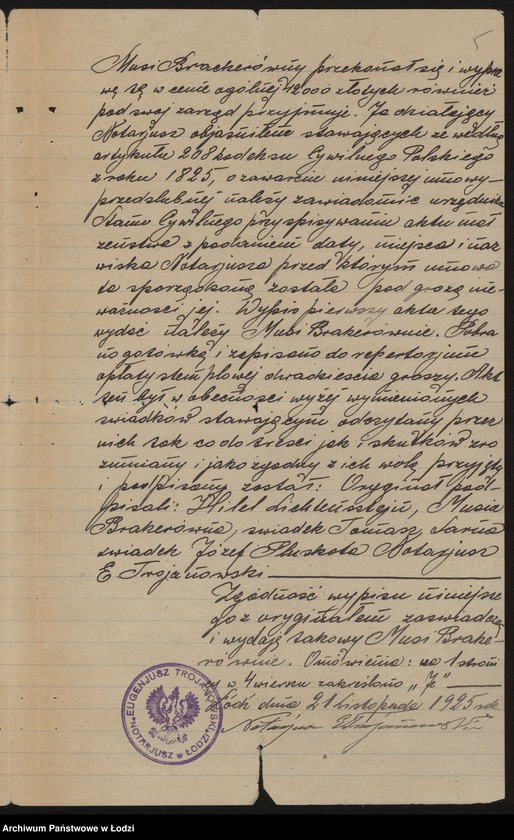 Obraz 7 z jednostki "Silk – Musia Lichtensztajn- wyrób towarów włókienniczych"