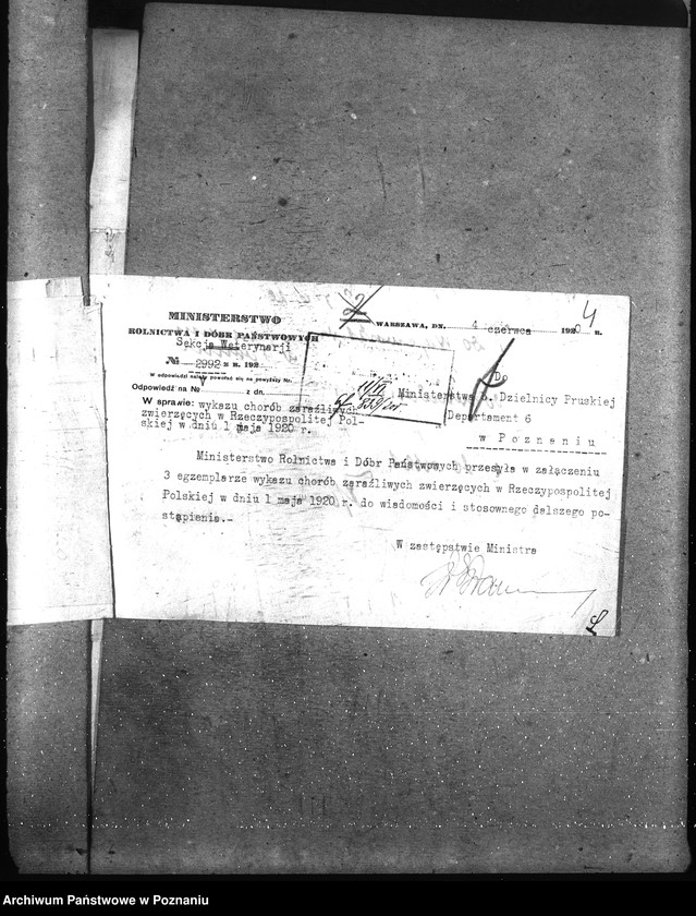 Obraz 8 z jednostki "Wykaz chorób zwierzęcych zaraźliwych w Rzeczypospolitej Polskiej"