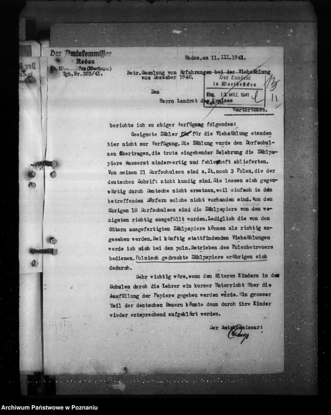 Obraz 17 z jednostki "Erfahrungen bei der Viehzählung"