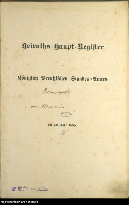 image.from.unit.number "Heiraths-haupt-Register Nr 1 - 21 i 23"