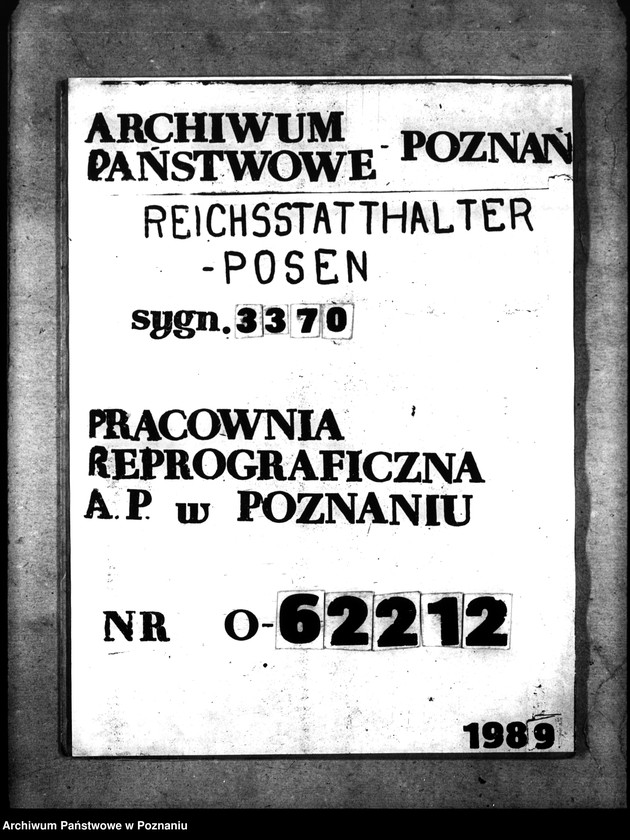Obraz 1 z jednostki "Stellung von Alarm - Fahrzeugen für den Stellungsbau. Gespannstellung für Ostraumschutz. Beordnung von Gespannen."