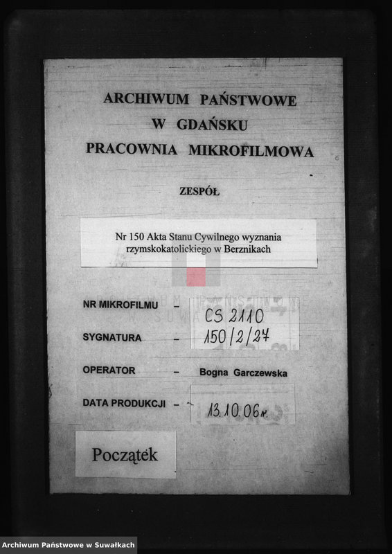 image.from.unit.number "Dokumenty k Aktam Brakosočetavšichsja Činovnika Graždanskago sostojanija Berznickago R.K. Prichoda Sejnenskago Dekanata za 1885 god."