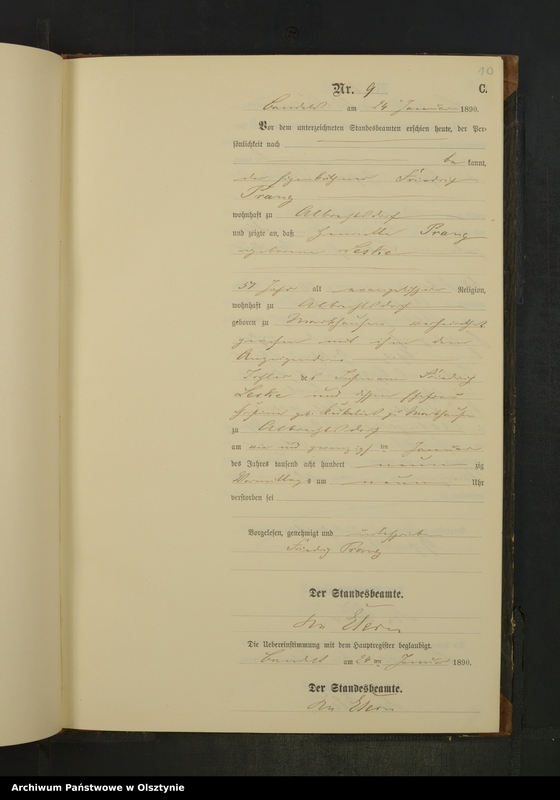 image.from.unit.number "Sterbe-Neben-Register Nr 1 - 33"