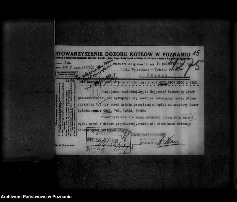 Obraz 19 z jednostki "Majętność Szamotulska własność Matuszewski nr woj. kotła 4275"