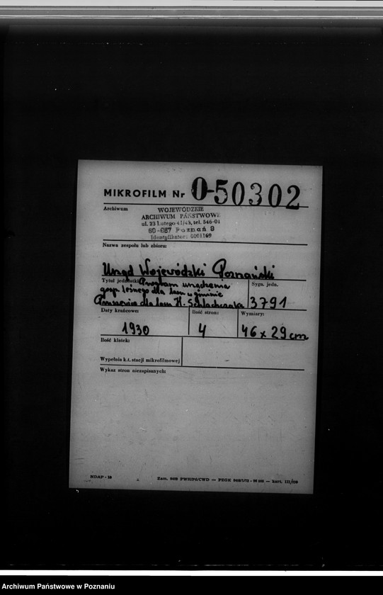 Obraz 2 z jednostki "Program urządzenia gospodarstwa leśnego dla lasu w gminie Pruszewice dla lasu H. Schlachczaka 1929-1939"