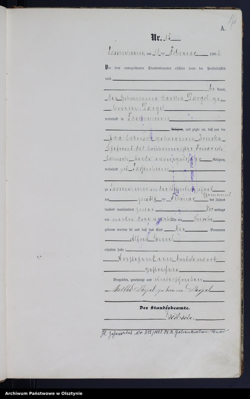 image.from.unit.number "Geburts-Haupt-Register Nr 1 - 76"