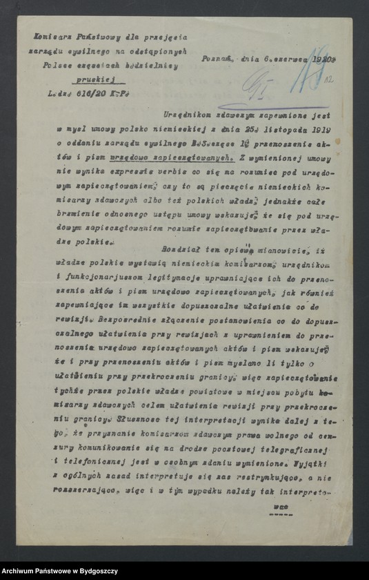 image.from.unit.number "Przejęcie miasta przez rządy polskie"