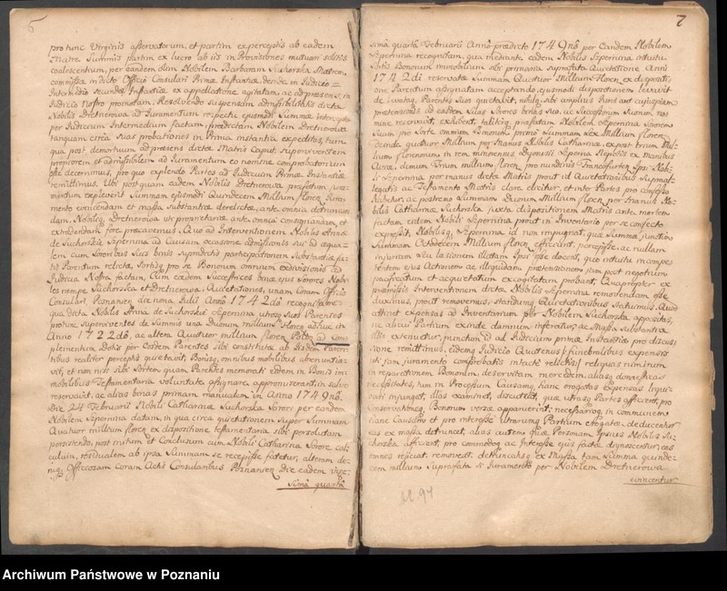 Obraz 7 z jednostki "Prothocollum nobilis officii consularis civitatis Posnaniae."