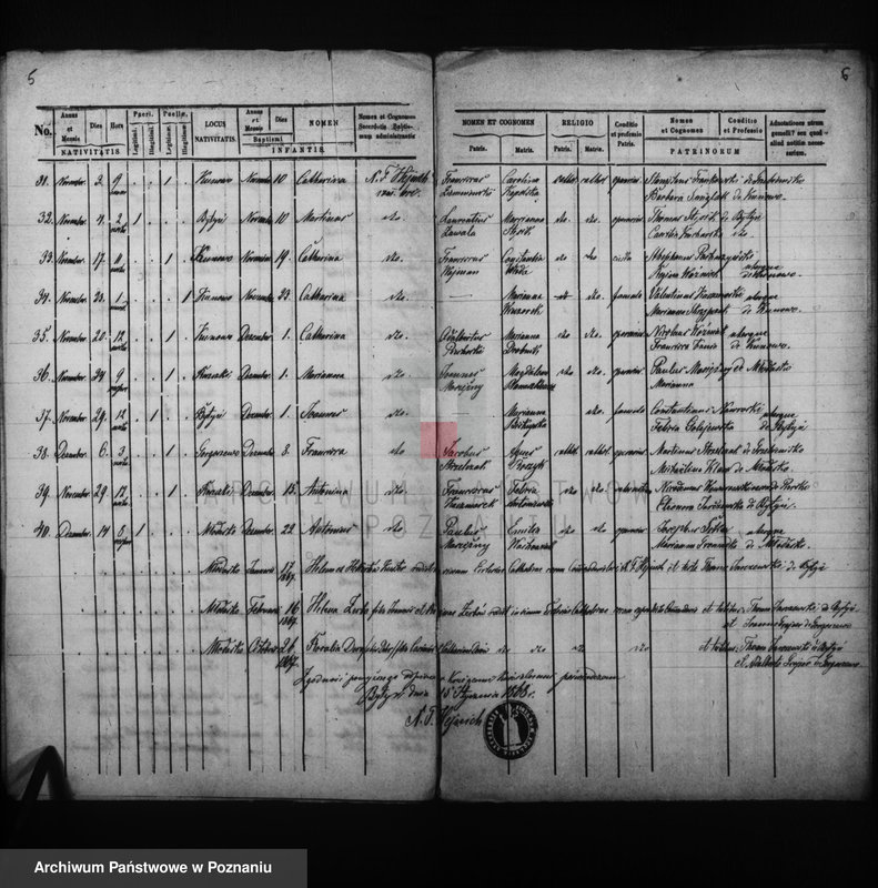 Obraz 6 z jednostki "Liber baptisatorum, copulatorum, mortuorum"