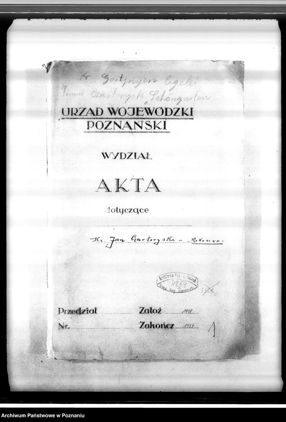 Obraz 4 z jednostki "Zatwierdzenie projektu i urządzenia zakładu przemysłowego /cegielni/ Jana Czartoryskiego w Rokosowie pow. gostyński"