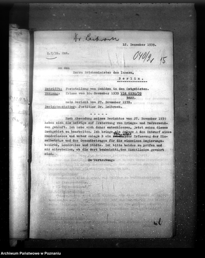 Obraz 19 z jednostki "Korespondencja w sprawie zarządzeń i ich przygotowania do publikacji w dzienniku urzędowym"