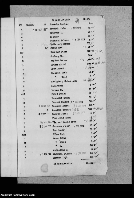 Obraz 18 z jednostki "Rejestr poborczy"