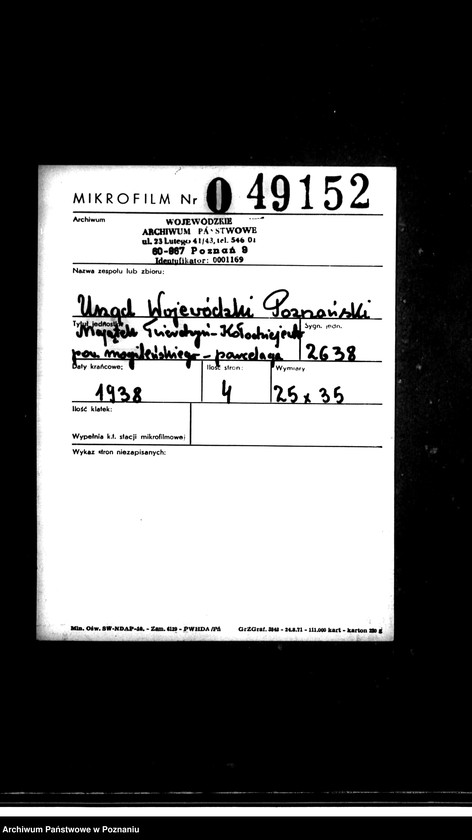 image.from.unit.number "Majątek Twierdzyń-Kołodziejewko powiatu mogileńskiego parcelacja"