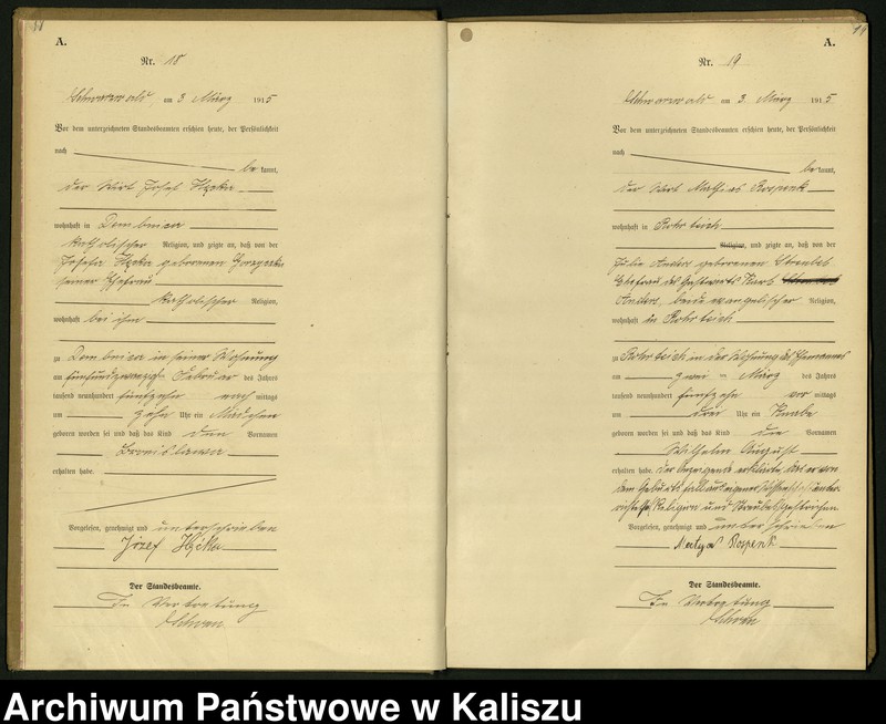 Obraz 13 z jednostki "[Księga urodzeń]"