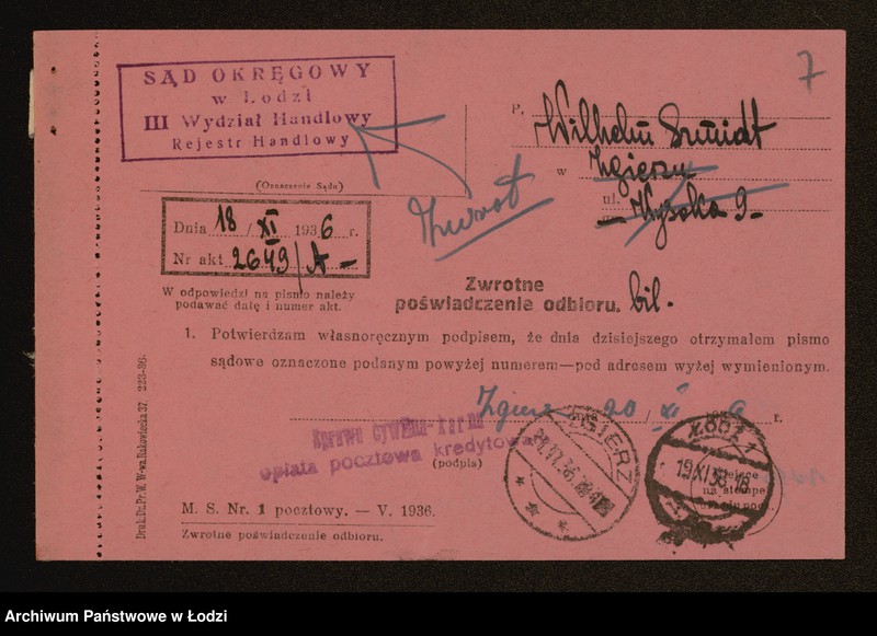 Obraz 9 z jednostki "Wilhelm Szmidt – piwiarnia – Zgierz"