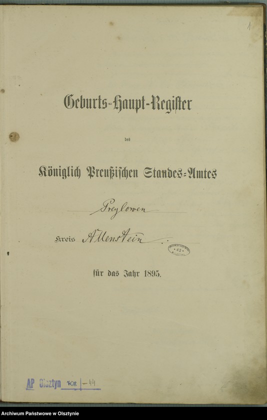 image.from.unit.number "Geburts-Haupt-Register Nr 1 - 74"