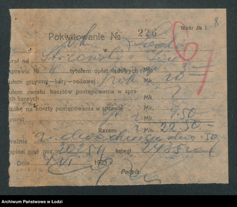 Obraz 10 z jednostki "J. G.Strutcowski- sprzedaż towarów bawełnianych i sztucznego jedwabiu"