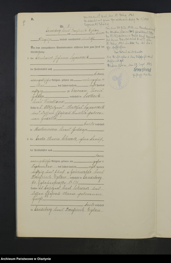 image.from.unit.number "Heiraths-Neben-Register Nr 1 -12 [ Księga małżeństw- wtóropis ]"