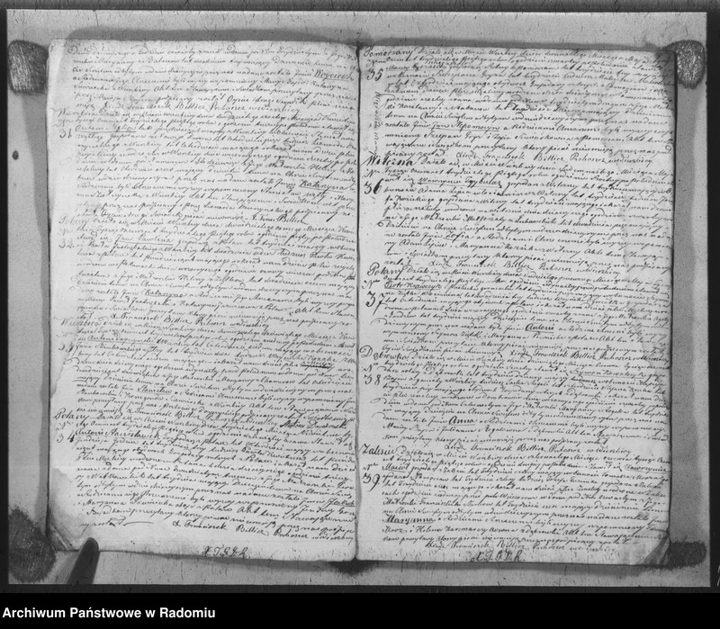 image.from.unit.number "Parafia Wierzbica Duplikat aktów urodzenia, zaślubienia i zeyścia roku 1835"