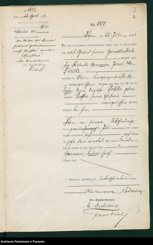 Obraz 5 z jednostki "Księga miejscowa urodzeń tom IV"