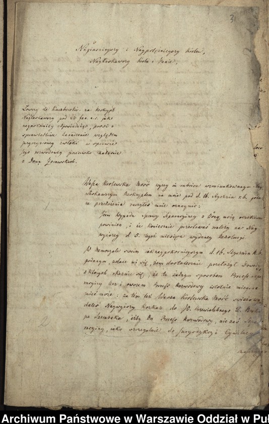 image.from.unit.number "Kopie pism i dekretów dotyczących dyspens małżeńskich, separacji i rozwodów (głównie z przełomu XVIII i XIX w.)"