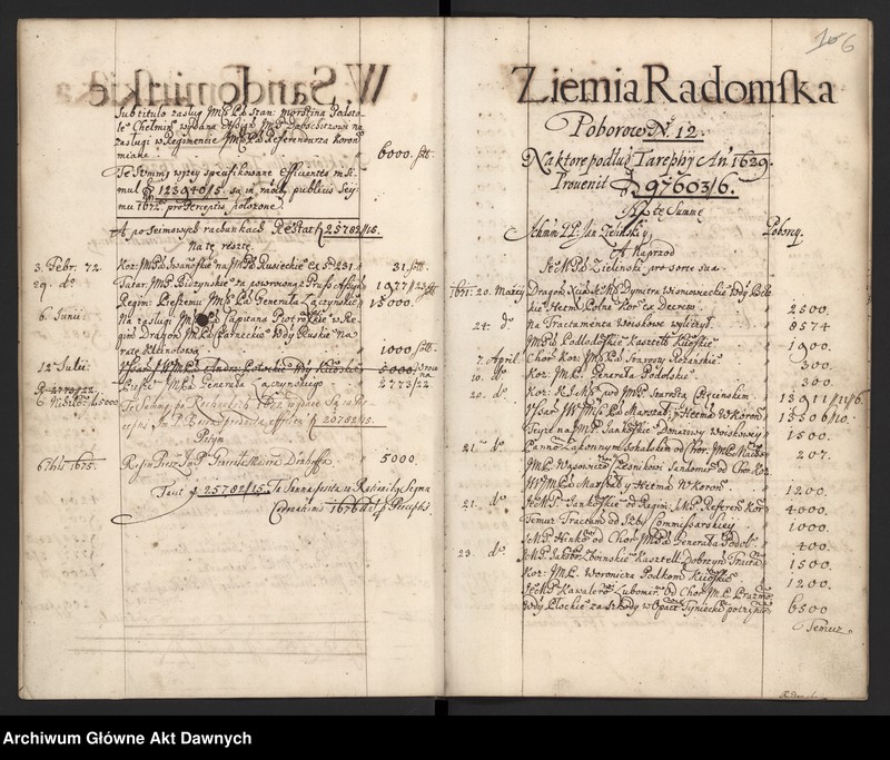 image.from.unit.number "Rozliczenie z poboru i podymnego uchwalonych w 1670 r."