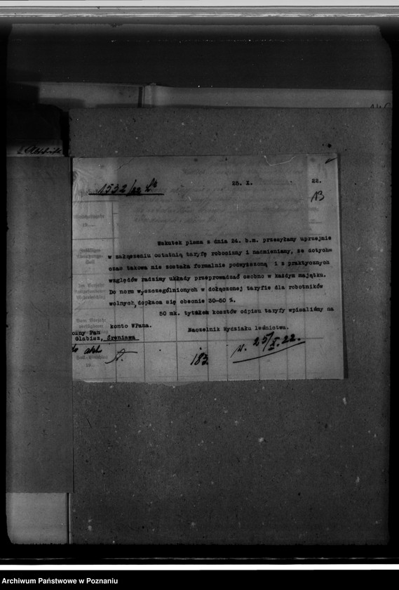 Obraz 17 z jednostki "Zarząd majętności /leśnej/ Szreniawa powiat poznański"