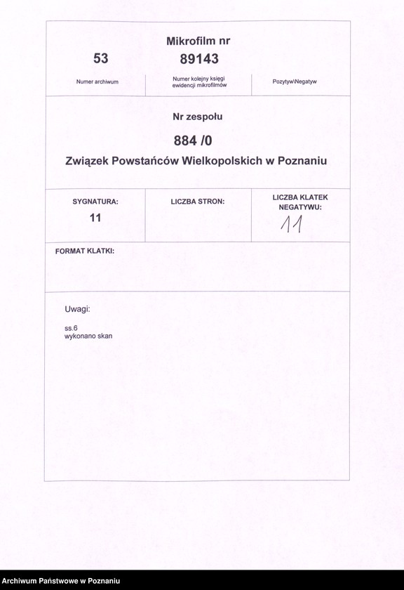 Obraz 10 z jednostki "Protokół z posiedzenia Komisji Rewizyjnej i Zarządu Głównego Związku Powstańców Wielkopolskich."