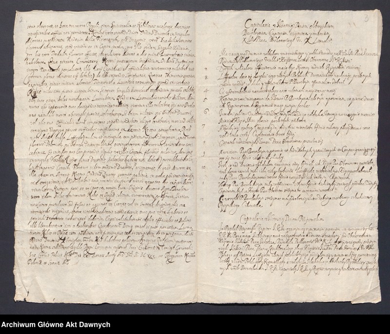 image.from.unit.number "List przypowiedni Władysława IV [Wazy], króla polskiego i wielkiego księcia litewskiego oraz króla szwedzkiego, dla Janusza księcia Radziwiłła, podkomorzego litewskiego, na tysiącosobowy regiment piechoty i 200 dragonów, i kapitulacje z kapitanami regimentowymi: Olbrychtem Bartleymem, Rafałem Przyjemskim i Rafałem Górskim."