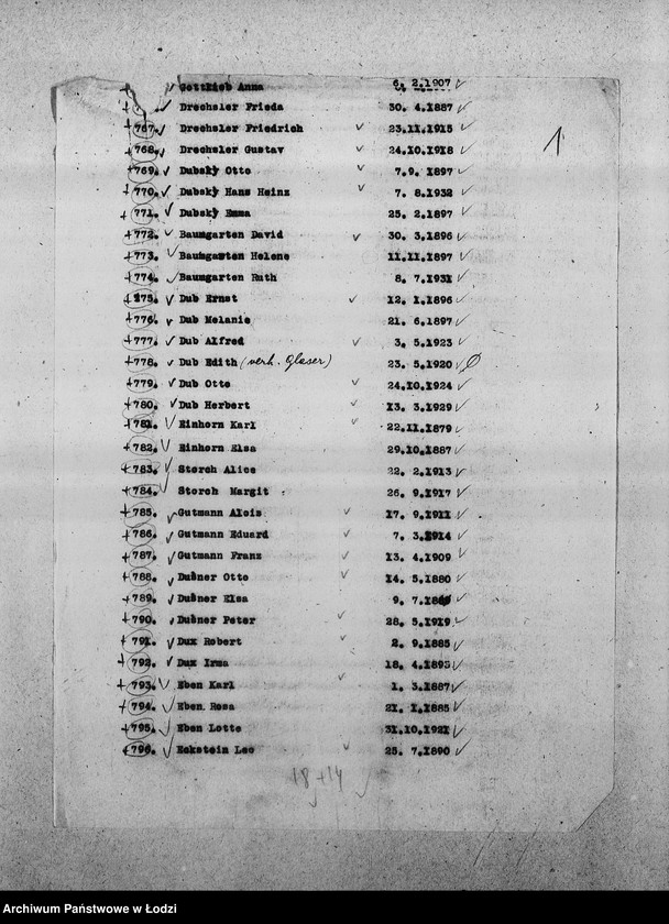 image.from.unit.number "[Wykazy imienne Żydów zagranicznych wsiedlonych do getta]"