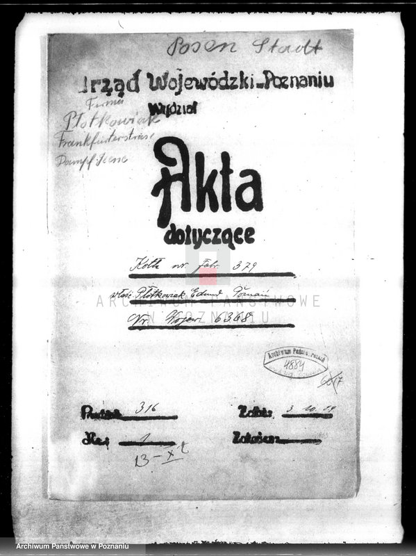 image.from.unit.number "Fabryka listew E. Płotkowiaka w Poznaniu nr woj. 6368"