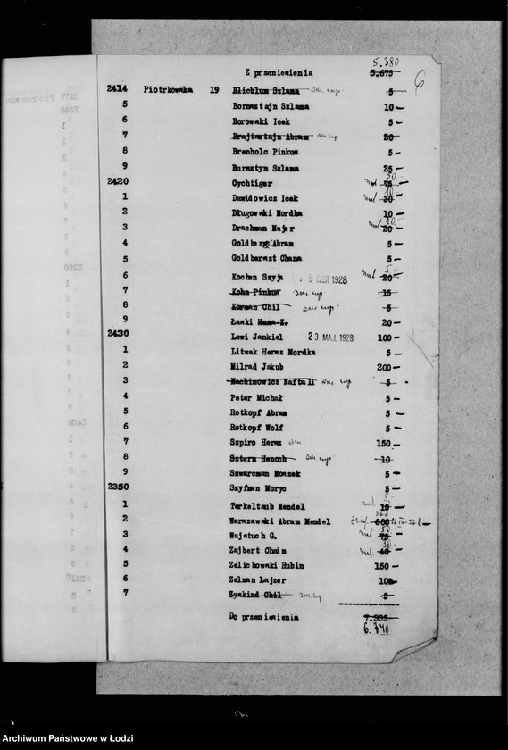 Obraz 9 z jednostki "Rejestr poborczy"