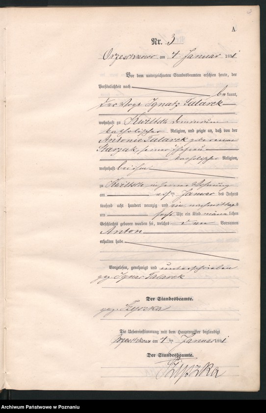 Obraz 6 z jednostki "Księga urodzeń"