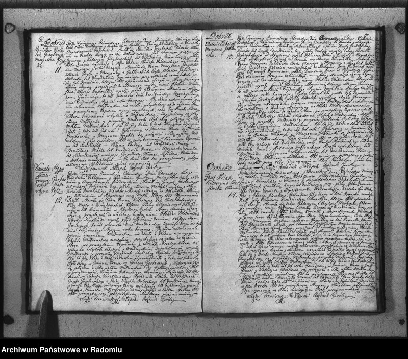 image.from.unit.number "Akta Stanu cywilnego Parafij Kowala Stępocina Zameijscia, Urodzenia i Zeyścia na rok 1814 Zdziałano i Parafowano"