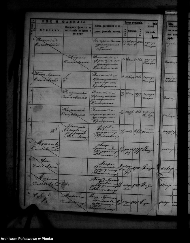 Obraz 12 z jednostki "[Księga zamknięta ludności stałej miasta Płocka - ul. Dobrzyńska nr 48]"