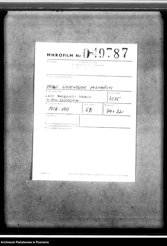 Obraz 2 z jednostki "Lasy majętności Wydawy w powiecie gostyńskim"